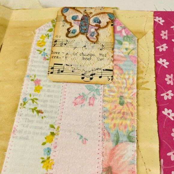 Handmade Junk Journal Hard Custom Game Board Cover Includes Removable Ephemera u - Picture 8 of 16